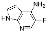 5-Fluoro-1H-pyrrolo[2,3-b]pyridin-4-amine结构式