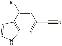 Structure of 4-BroMo-6-cyano-7-azaindole