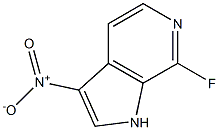 7-Fluoro-3-nitro-6-azaindole结构式