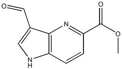 Structure of 3-ForMyl-4-azaindole-5-carboxylic acid Methyl ester