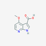 Structure of 4-Methoxy-7-azaindole-3-carboxylic acid