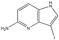 Chemical structure of 5-AMino-3-iodo-4-azaindole