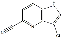 Structure of 3-Chloro-5-cyano-4-azaindole