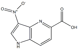 3-Nitro-4-azaindole-5-carboxylic acid结构式