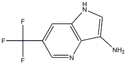 3-Amino-6-trifluoromethyl-4-azaindole结构式