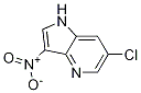 Chemical structure of 6-chloro-3-nitro-1H-pyrrolo[3,2-b]pyridine
