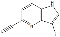 Structure of 5-Cyano-3-iodo-4-azaindole