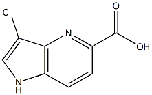 Structure of 3-Chloro-4-azaindole-5-carboxylic acid