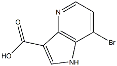 Chemical structure of 7-BroMo-4-azaindole-3-carboxylic acid