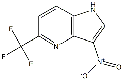 3-Nitro-5-trifluoroMethyl-4-azaindole结构式