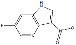 Structure of 6-Fluoro-3-nitro-4-azaindole