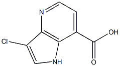 Structure of 3-Chloro-4-azaindole-7-carboxylic acid