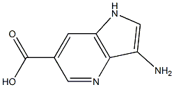 3-Amino-4-azaindole-6-carboxylic acid结构式