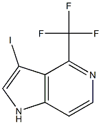 Structure of 3-Iodo-4-(trifluoromethyl)-5-azaindole