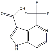 Structure of 4-(TrifluoroMethyl)-5-azaindole-3-carboxylic acid