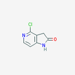 Structure of 4-chloro-1,3-dihydropyrrolo[3,2-c]pyridin-2-one