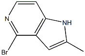 Structure of 4-Bromo-2-methyl-5-azaindole