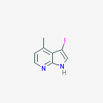 Structure of 3-IODO-4-METHYL-7-AZAINDOLE