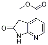 1H-Pyrrolo[2,3-b]pyridine-4-carboxylic acid, 2,3-dihydro-2-oxo-, methyl ester结构式