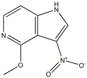 4-Methoxy-3-nitro-5-azaindole结构式