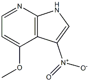 Structure of 4-Methoxy-3-nitro-7-azaindole
