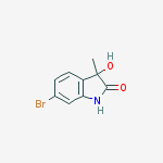 Structure of 6-bromo-3-hydroxy-3-methylindolin-2-one