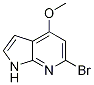 Structure of 1H-Pyrrolo[2,3-B]Pyridine, 6-Bromo-4-Methoxy-
