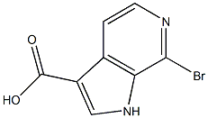 Structure of 7-BroMo-6-azaindole-3-carboxylic acid