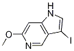 Chemical structure of 3-Iodo-6-methoxy-5-azaindole