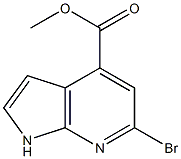 Structure of 6-BroMo-7-azaindole-4-carboxylic acid Methyl ester