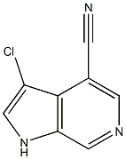 Structure of 3-Chloro-4-cyano-6-azaindole