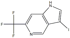 3-Iodo-6-(trifluoroMethyl)-5-azaindole结构式