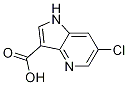 Chemical structure of 6-chloro-1H-pyrrolo[3,2-b]pyridine-3-carboxylic acid
