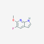 Structure of 5-Fluoro-6-methoxy-7-azaindole
