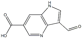 Structure of 3-ForMyl-4-azaindole-6-carboxylic acid