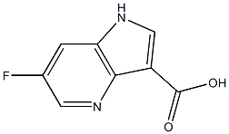 Structure of 6-Fluoro-4-azaindole-3-carboxylic acid