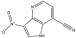 7-Cyano-3-nitro-4-azaindole结构式