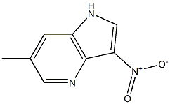 6-Methyl-3-nitro-4-azaindole结构式