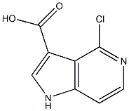 Structure of 4-chloro-1h-pyrrolo[3,2-c]pyridine-3-carboxylic Acid