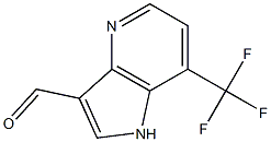 7-(TrifluoroMethyl)-4-azaindole-3-carboxaldehyde结构式