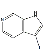 3-Iodo-7-methyl-6-azaindole结构式