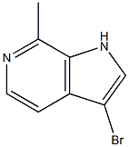 Structure of 3-BroMo-7-Methyl-6-azaindole