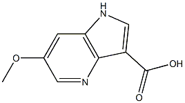 Structure of 6-Methoxy-1H-pyrrolo[3,2-b]pyridine-3-carboxylic acid