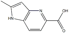 2-Methyl-4-azaindole-5-carboxylic acid结构式