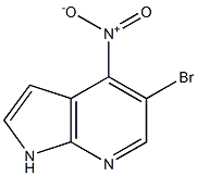 5-BroMo-4-nitro-7-azaindole结构式