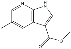Structure of 5-Methyl-7-azaindole-3-carboxylic acid Methyl ester