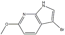Structure of 3-BroMo-6-Methoxy-7-azaindole