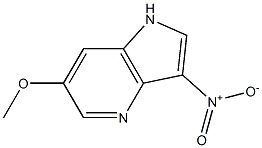 Chemical structure of 6-Methoxy-3-nitro-4-azaindole