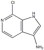 Structure of 3-Amino-7-chloro-6-azaindole
