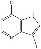 Structure of 7-Chloro-3-iodo-4-azaindole